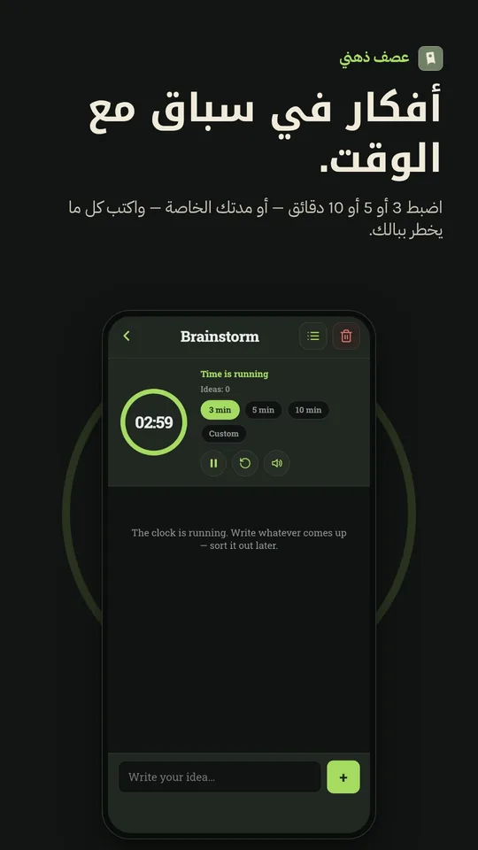 السبورة والعصف الذهني