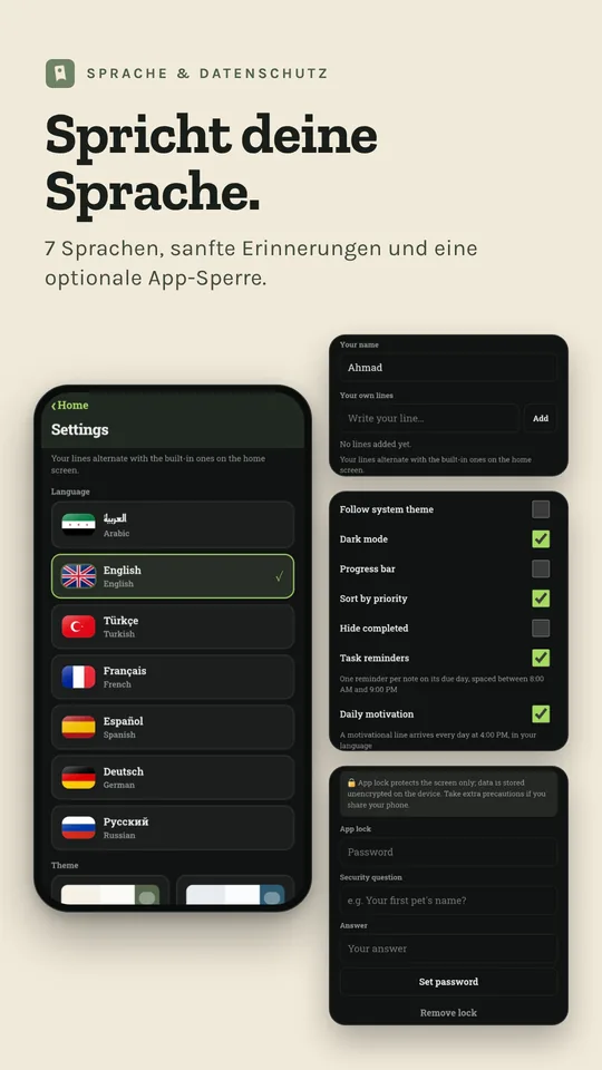 7 Sprachen